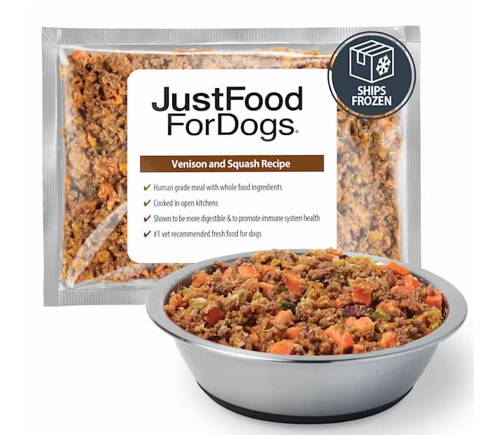 JustFoodForDogs Daily Diets Venison & Squash Frozen Dog Food